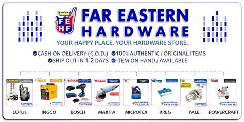 Far Eastern Hardware – FAR EASTERN ONLINE.